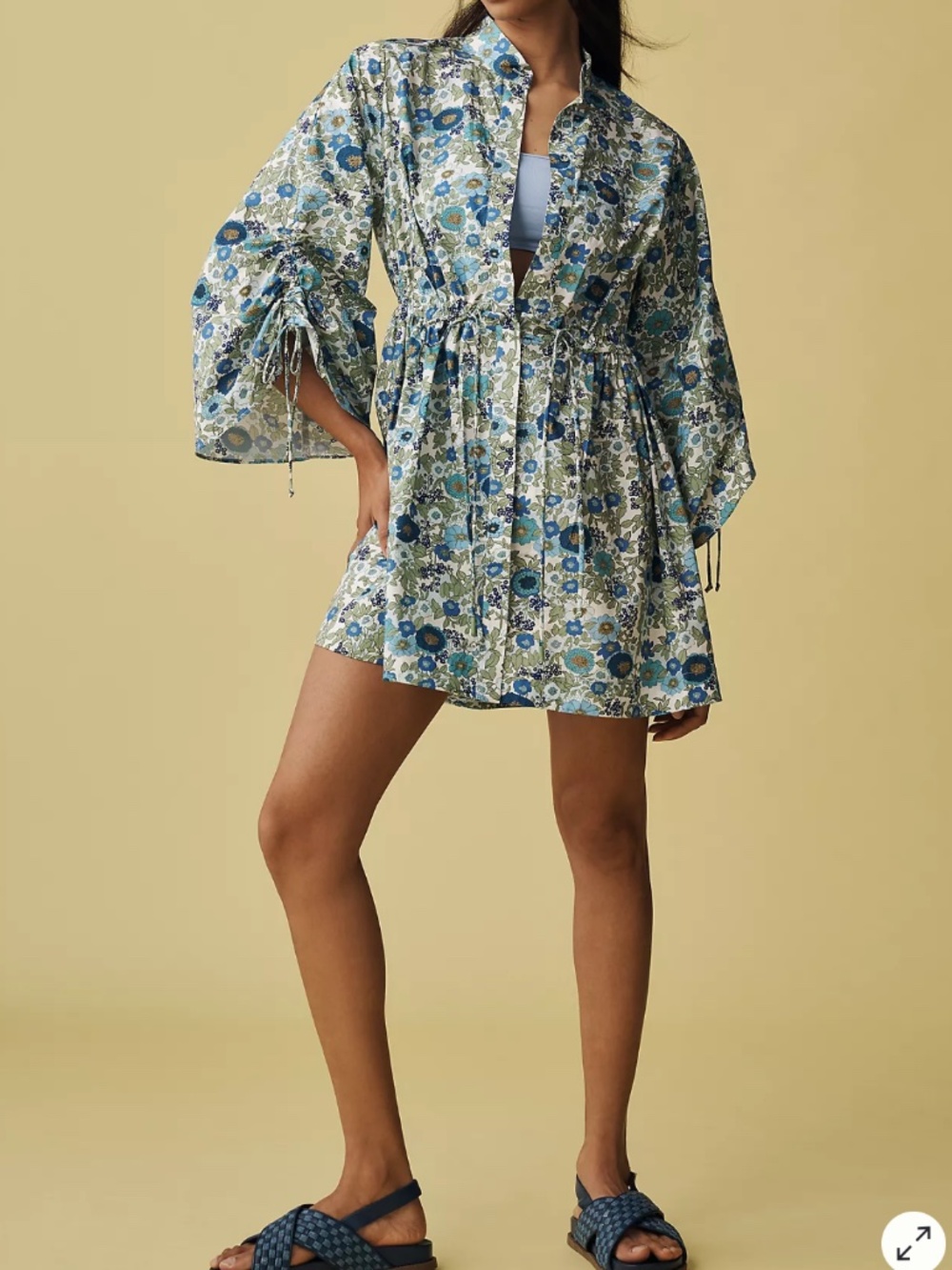 Alemais Pam floral mini dress